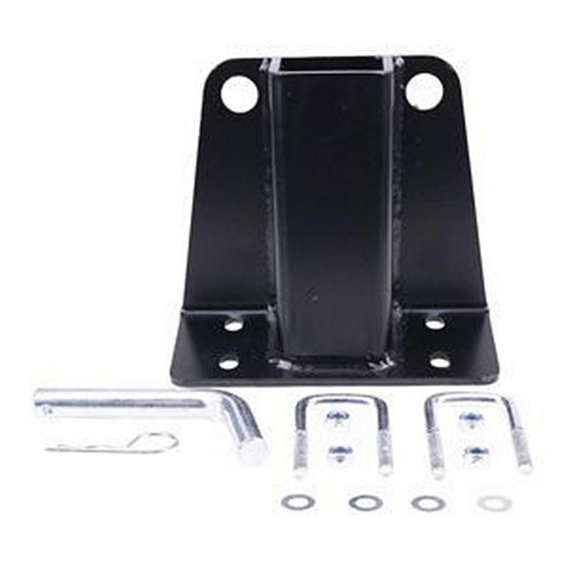 2 Inch Receiver Trailer Tow Hitch with Pins and Clips Kit for Kawasaki Mule 600 610 4×4 SX KAF400