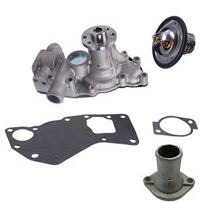 Water Pump 8981262300 With Gasket & Thermostat 8973617700 & Pipe 8971690151 for Isuzu Engine 4LE1 4LE2 Hitachi Excavator ZX70-3 ZX75US-3 ZX75UR-3 ZX80LCK-3 ZX85US-3 ZX85USB-3