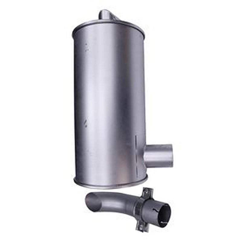 Muffler Silencer 4255658 4649870 for Isuzu Engine 4BG1 Hitachi Excavator EX120-2 EX120-3 EX100WD-2 EX100WD-3