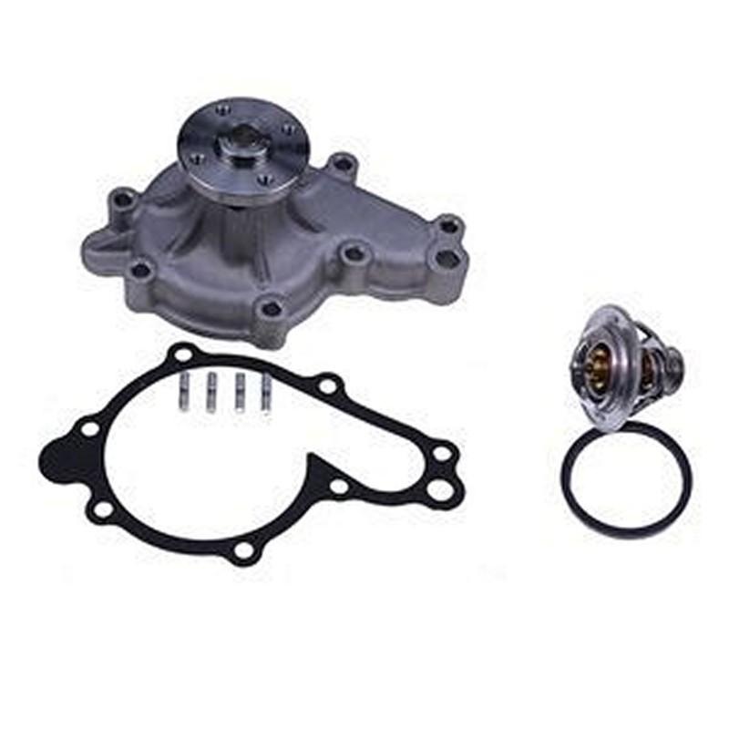 Water Pump 7008449 With Thermostat 6680850 for Kubota Engine V3307DI V3307DI-T-E3B-BC-1 Bobcat Loader S630 S650 T630 T650
