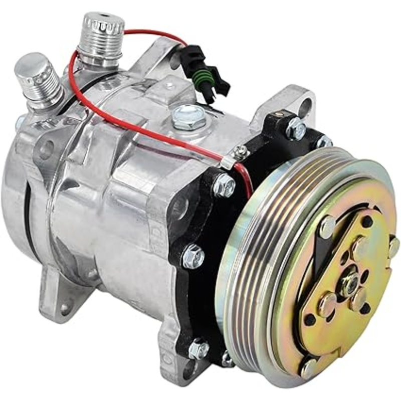 A/C Compressor 84322107 for New Holland CASE IH Skid Steer Loader 420 430 435 440 445 450 465