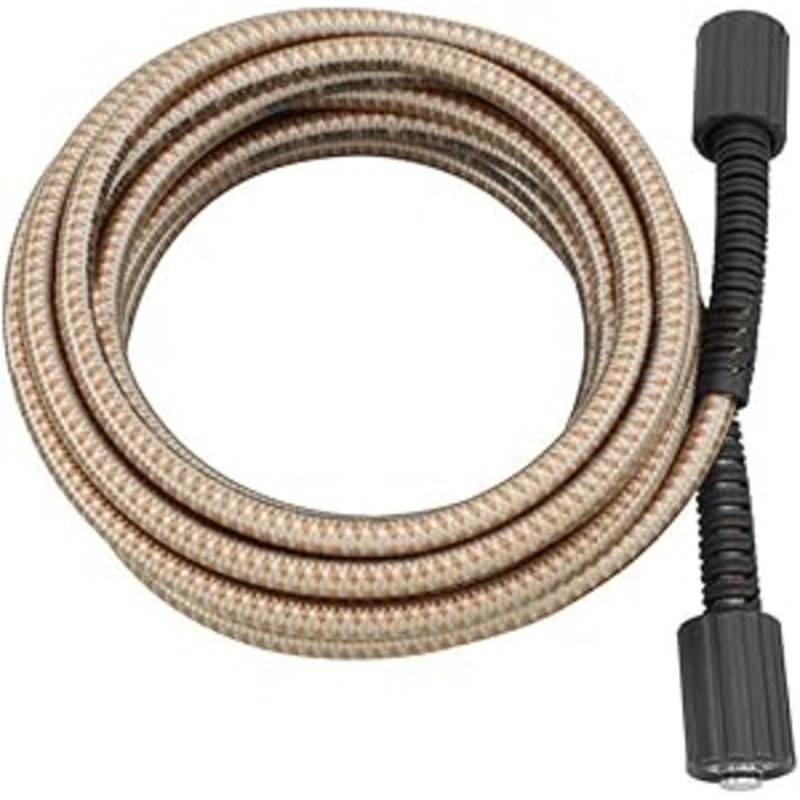 25′ Braided Pressure Washer Hose 6mm M22 308835065 for Ryobi RY14122 RY141900