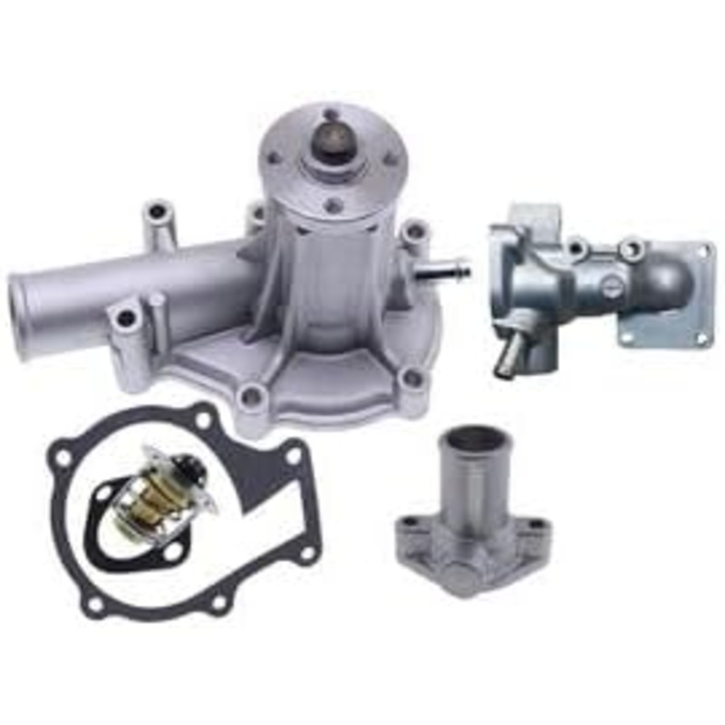 Water Pump 16251-73034 and Flange 16261-72705 with Thermostat Cover 15531-73011 16271-73260 for Kubota Engine D905 D1005 D1105