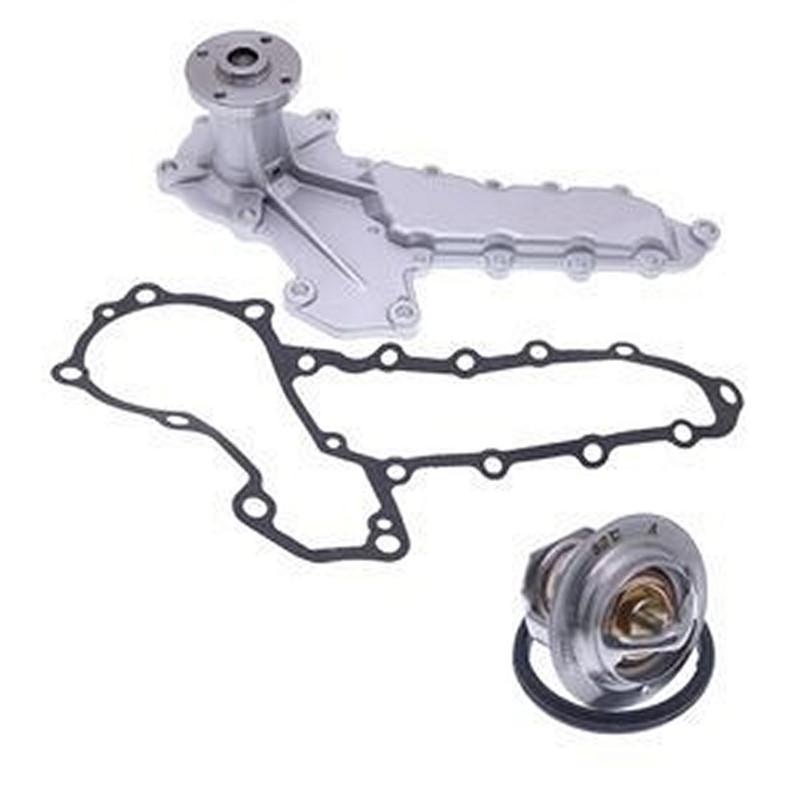 Water Pump 16412-73030 with Thermostat 1E401-73012 for Kubota Engine D1302 D1402 D1703 V1903 V2203 V1702 V1902 V2003 V2403