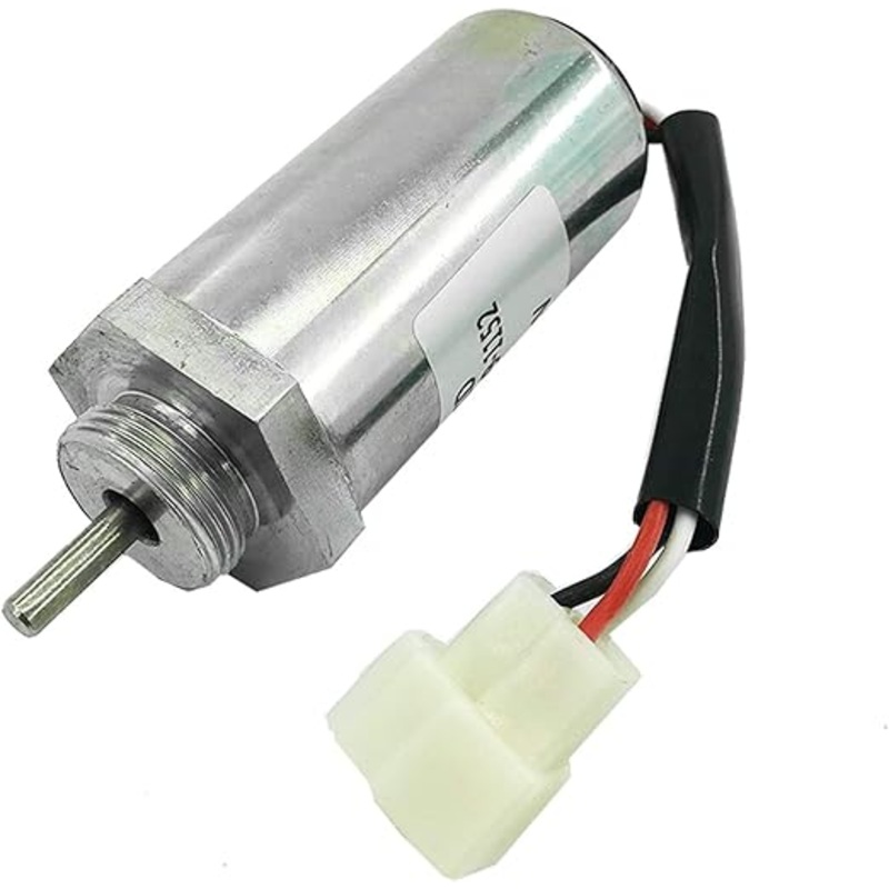 12V Shut off Solenoid 02/802995 for JCB 8085 8055 ZTS 8065RTS 8080 8055ZTS 8055RTS 8065ZTS