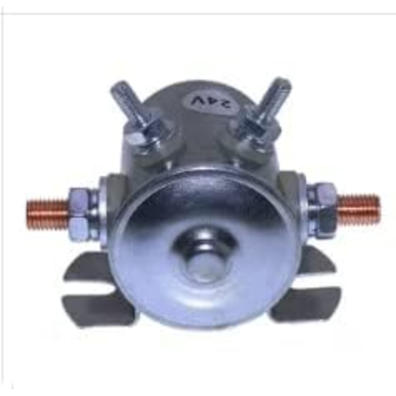 24V 4 Terminal Solenoid Relay73117176 for CASE 845 845B 865 865B 885 885B New Holland F140B F170B F200B FG105 FG70 FG85 RG140 RG170 Motor Grader