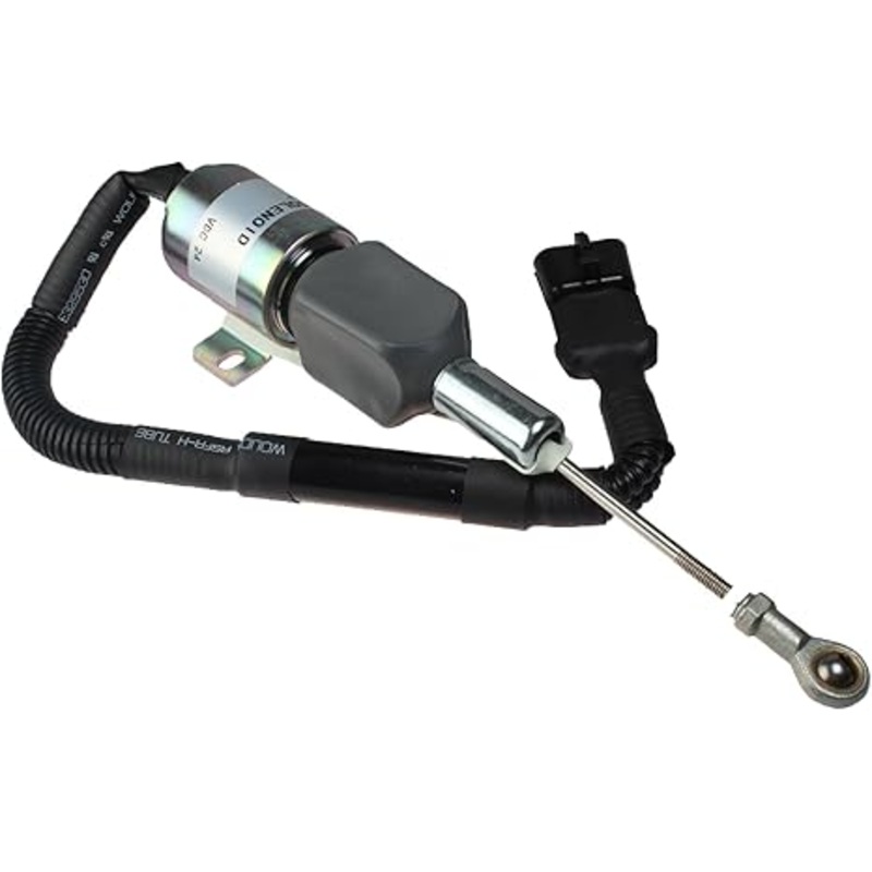 24V Stop Solenoid 504017345 for Kobelco Excavator E215