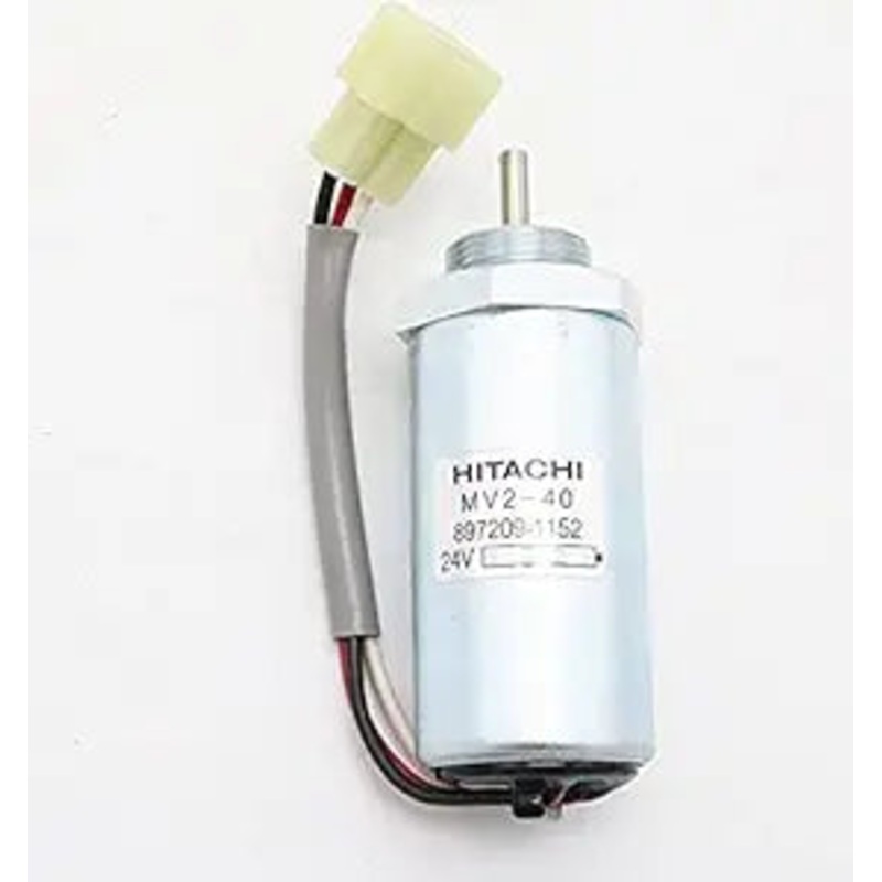 24V Stop Solenoid 8972091152 for Isuzu 4LE2 4LE2X Sumitomo Hitachi MV2-40 EX4U EX40U EX55 EX58 ZX40U Excavator
