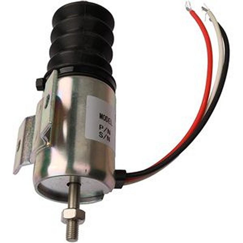 Fuel Shutoff Solenoid AT115077 for John Deere Excavator 690D 690DR
