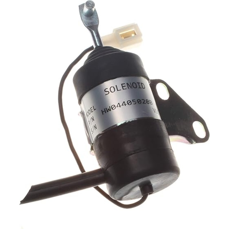 12V Fuel Stop Solenoid 6670776 for Kubota D722 D902 Bobcat 316 319 320 321 E08 E10 E14 E16 MT50 MT52 MT55 MT85 453 463