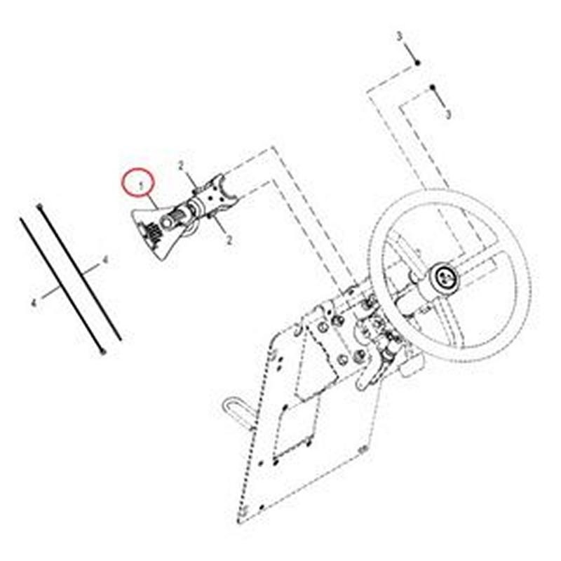 Switch Controller AT437593 for John Deere backhoe Loader 310K 315SL 410L 710L