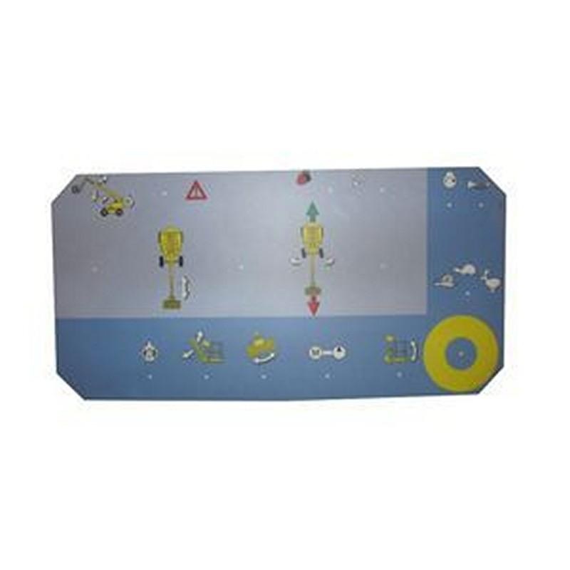 Upper Control Box Decal 307P204060 for Haulotte Boom Lift H14TX H16TPX H21TPX H23TPX H25TPX HB68J HB76J