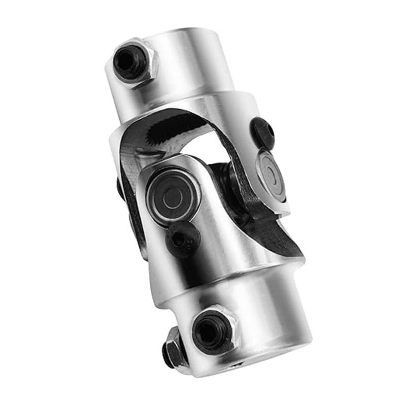13/16-36 Spline X 3/4 DD Chrome Steering Universal Joint Single U Joint Shaft