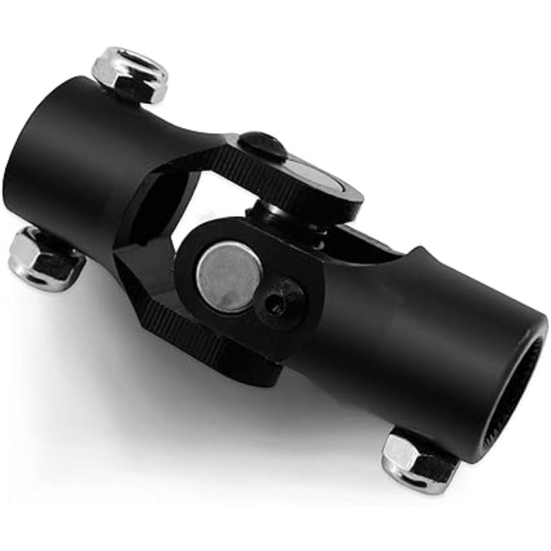 13/16 36 Spline X 3/4 DD Single Steering Shaft Universal U Joint Coupling Black 3-3/4 Overall Length
