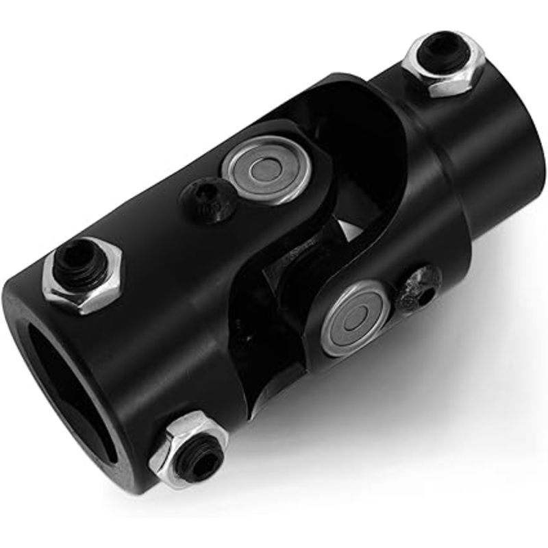 13/16-36 Spline X1 DD Black Steering Universal Joint Single U Joint Shaft,Total Length: 83mm (3-1/4)