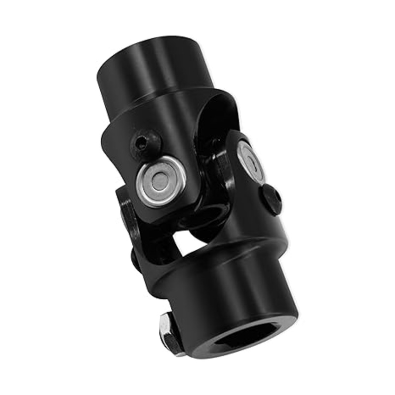 3/4-30 Spline X 3/4 Round Black Single Steering Shaft Universal U-Joint