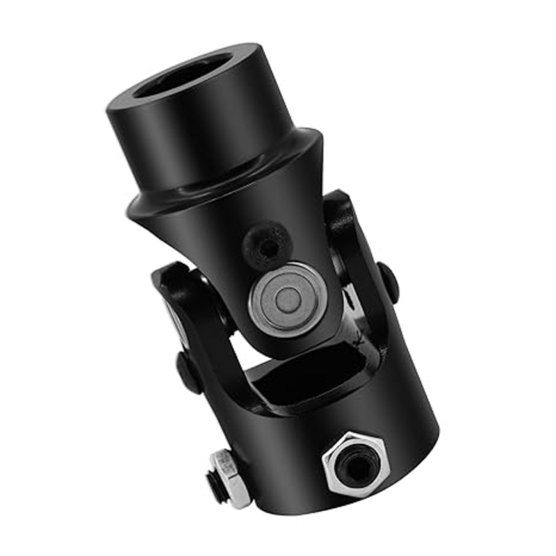 3/4 Round X 1 DD Black Steering Universal Joint, Total Length 83mm (3-1/4), Working Angle 35 Degree