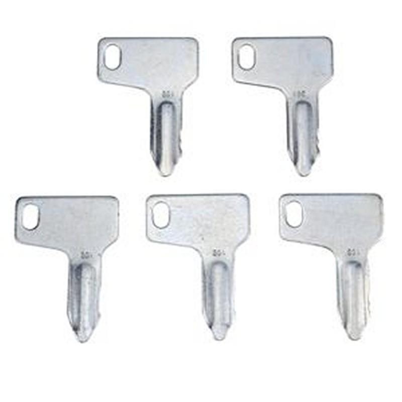 5 Pcs For Yanmar B14 B22-2 B22-2B B27-2B VIO15 VIO17 VIO20 YB301 YB351 Ignition Keys 301 933110-00301
