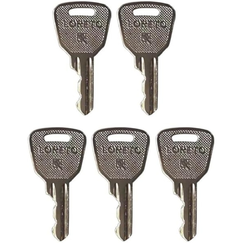5 Pcs Ignition Key 4241A 2440306540 for Haulotte Boom Lift H12SX H14TX H15SDX H21TX H25TPX HA12PX HA18PX HA43JE HB62