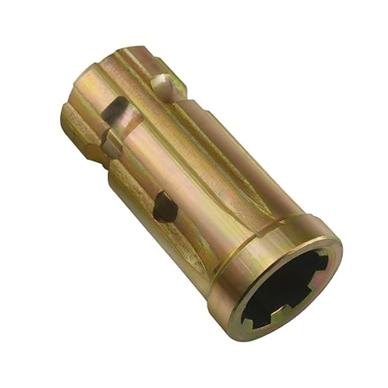 T318 PTO Adapter Female 6-Spline 1-1/8 x Male 1-3/8, Total Length 3-3/16