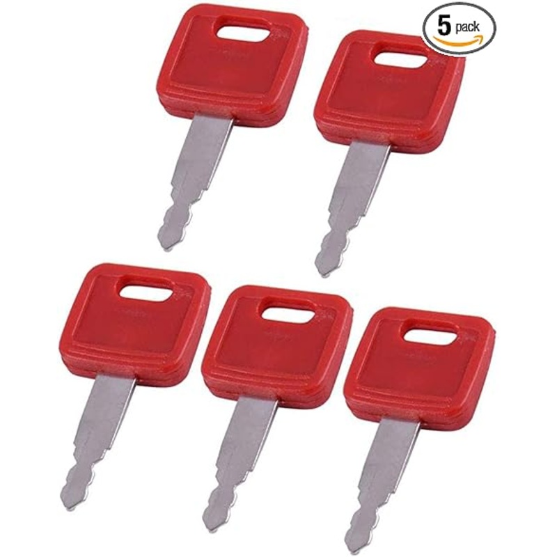 5 Pcs Ignition Start Key H800 4286465 for Isuzu Engine 4BG1 4HK1 6WG1 Hitachi Excavator EX100-2 EX120-2 EX200-3 EX220-2 EX2500 EX300-2