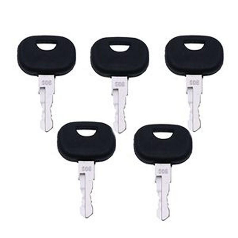 5Pcs Ignition Key 10221073 AT322699 for John Deere Track Loader 1050C 605C 655C 755C 950C