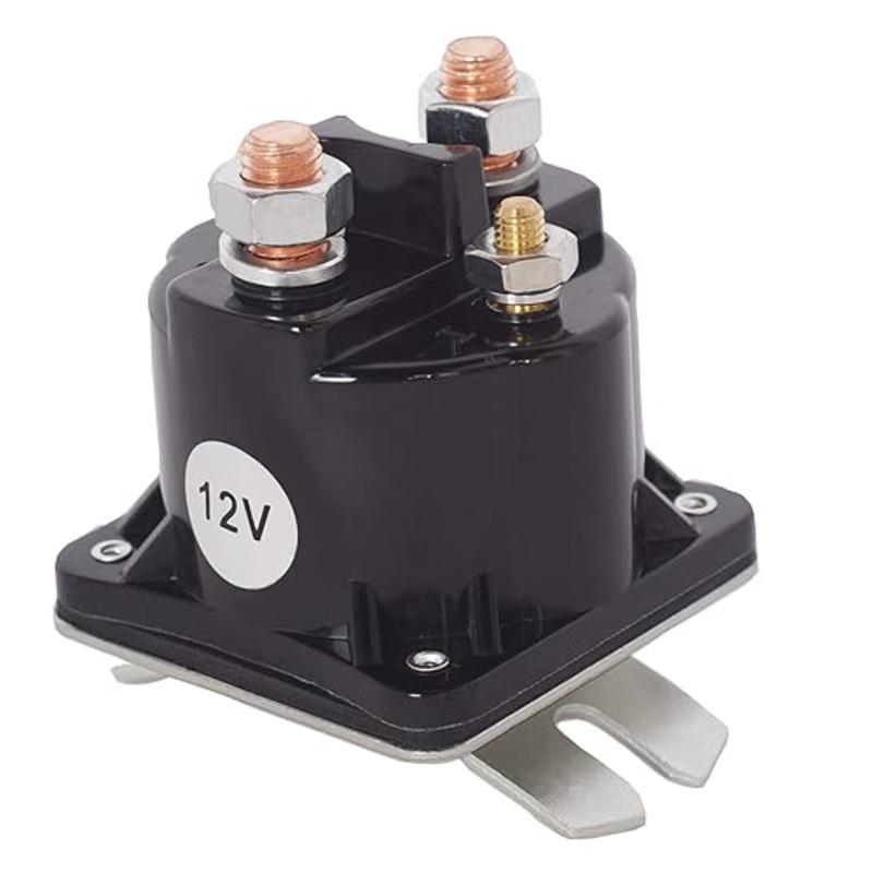 12V 100A 4 Terminal Starter Solenoid for Pump Dump Trailer 070009