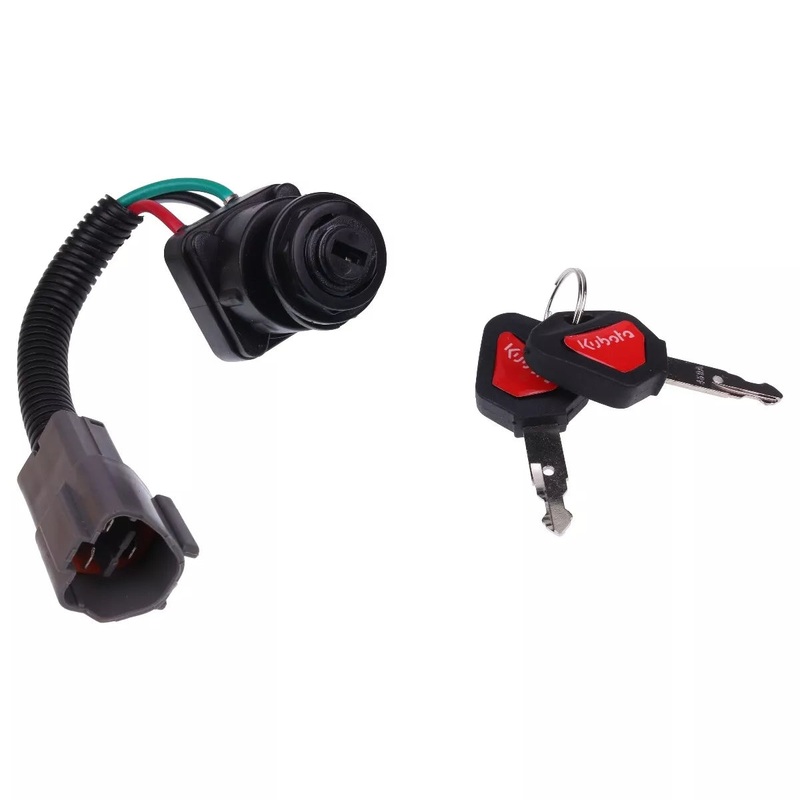 Starter Switch with Keys 32771-31822 for Kubota Backhoe Loader L39 L45 L47 L48 M59 M62