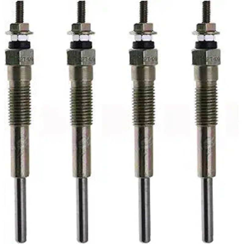 4 PCS Glow Plug Assembly 19850-76012-71 for Toyota Engine 2H 2J 2JT Forklift 02-2FDC20 02-2FDC25 02-FDC18 02-FDC23 2FDC20 2FDC25