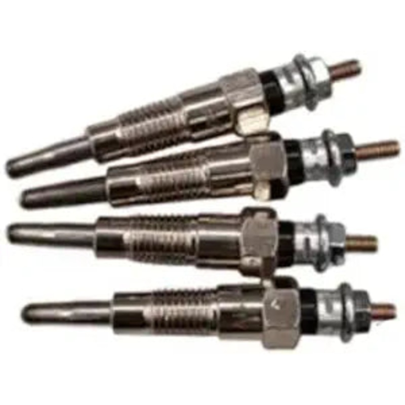 4 PCS Glow Plug for Yanmar 4TNV98T Komatsu S4D98E Engine SK1020-5 SK1020-5N SK1026-5 SK1026-5N CK30-1 CK35-1 Loader