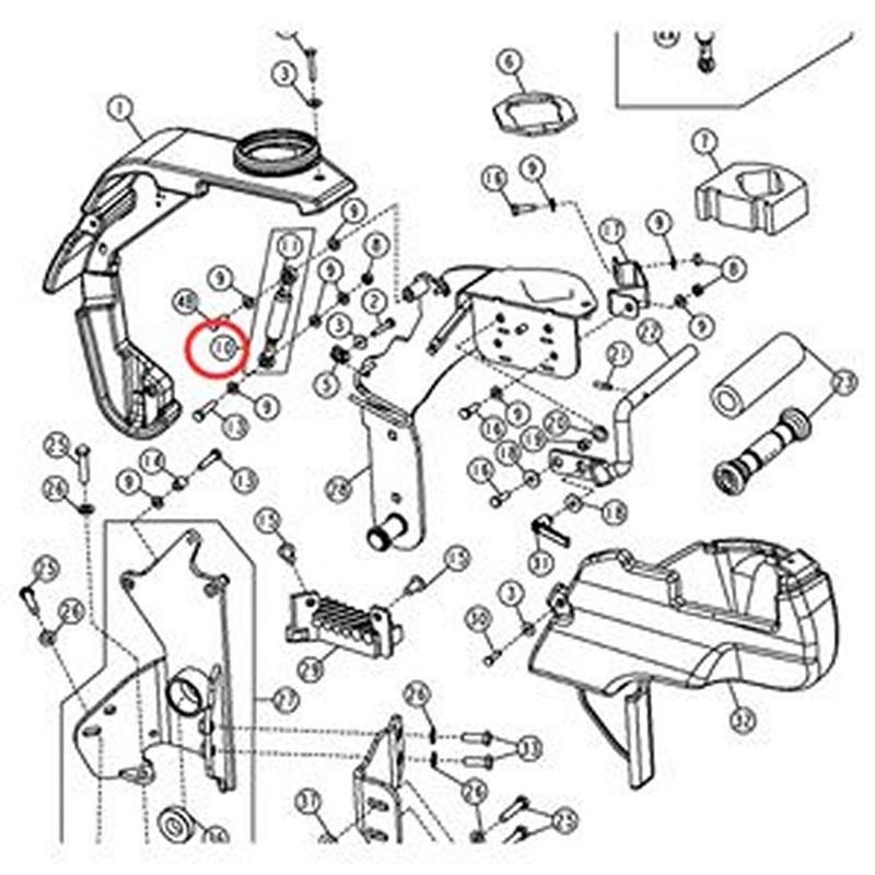 Gas Strut Spring Cylinder AT340156 for John Deere Backhoe Loader 310G 310J 310K 410G 710G