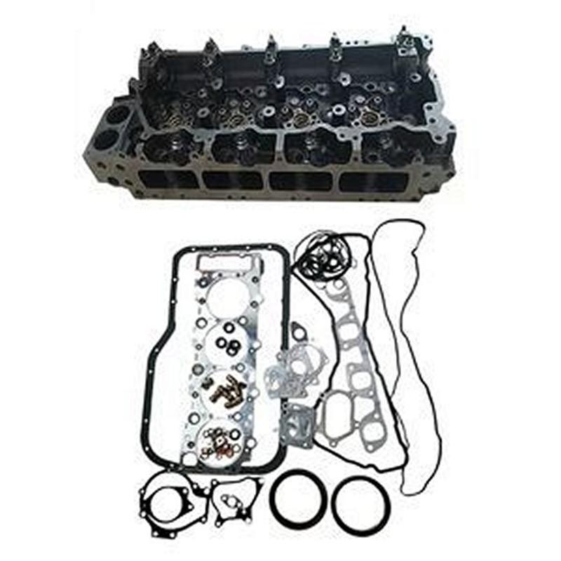 4HK1 Complete Cylinder Head with Full Gasket Kit for Isuzu Engine JCB Excavator JS175W JS190 JS200 JS200W JS210 JS220 JS235 JS240 JS260 JZ235 JZ255