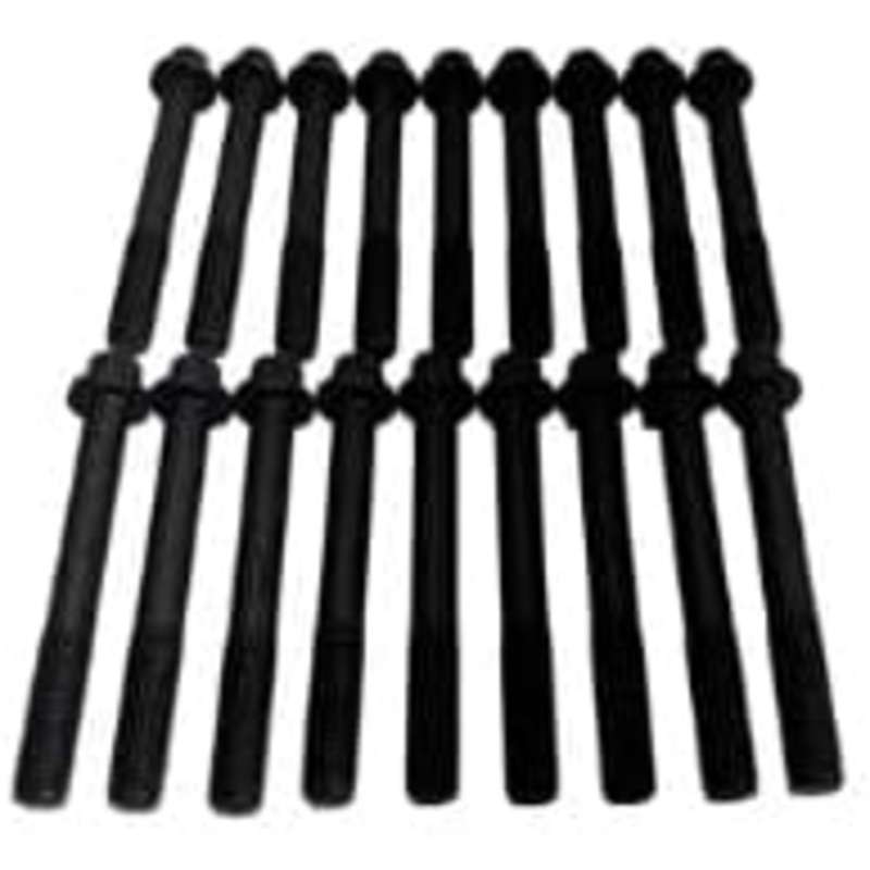 1Set Cylinder Head Bolt for Isuzu Engine 4HF1 4HK1 6HK1 6HH1 6HE1 Hitachi Excavator ZX200-3 ZX210-3 ZX220W-3 ZX240-3 ZX250LC-3 ZX270-3 ZX280LC-3 ZX350-3