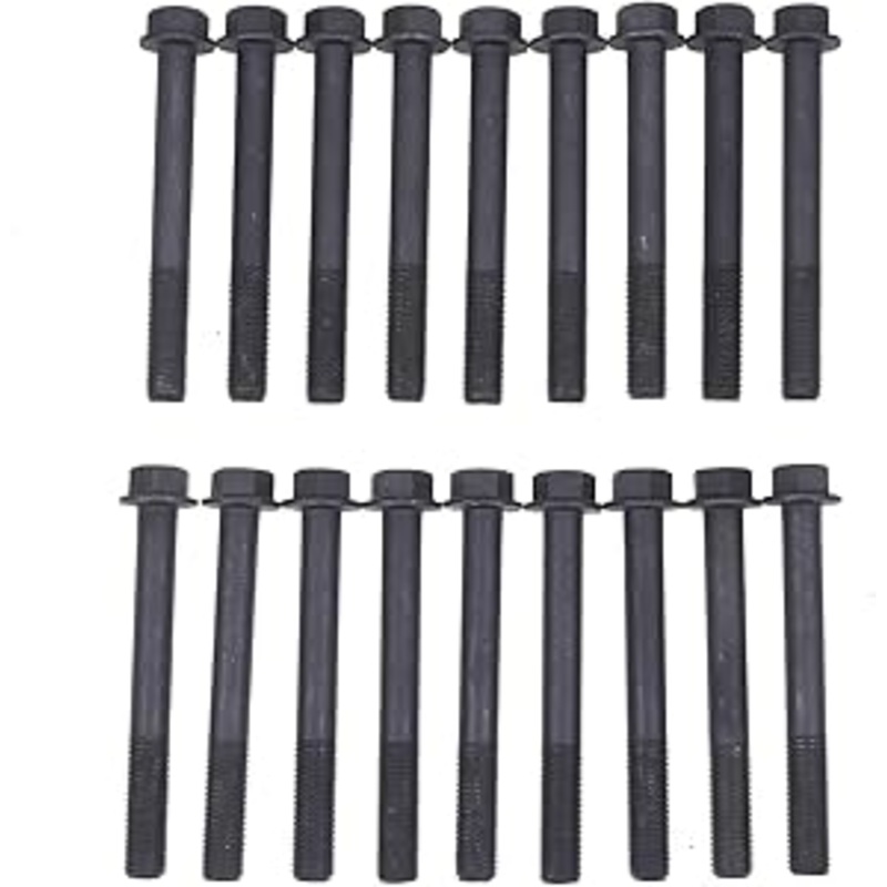 22Pcs Cylinder Head Bolt 02/100122 02/100120 02/100121 for Perkins Engine JCB Backhoe Loader 2CX 2CXS 2CXSL 2CXL