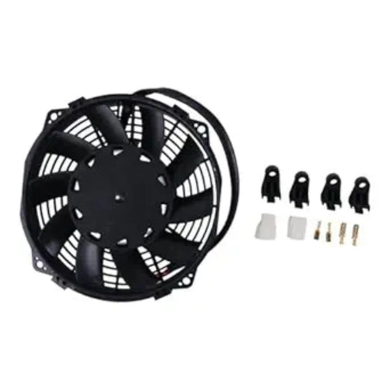 12V 80W 400CFM Hydraulic Cooling Fan 601357 for Hustler Bigdog Mower Super Z 88 Hyperdrive Diesel-Z Diablo-Mp Super-Sf