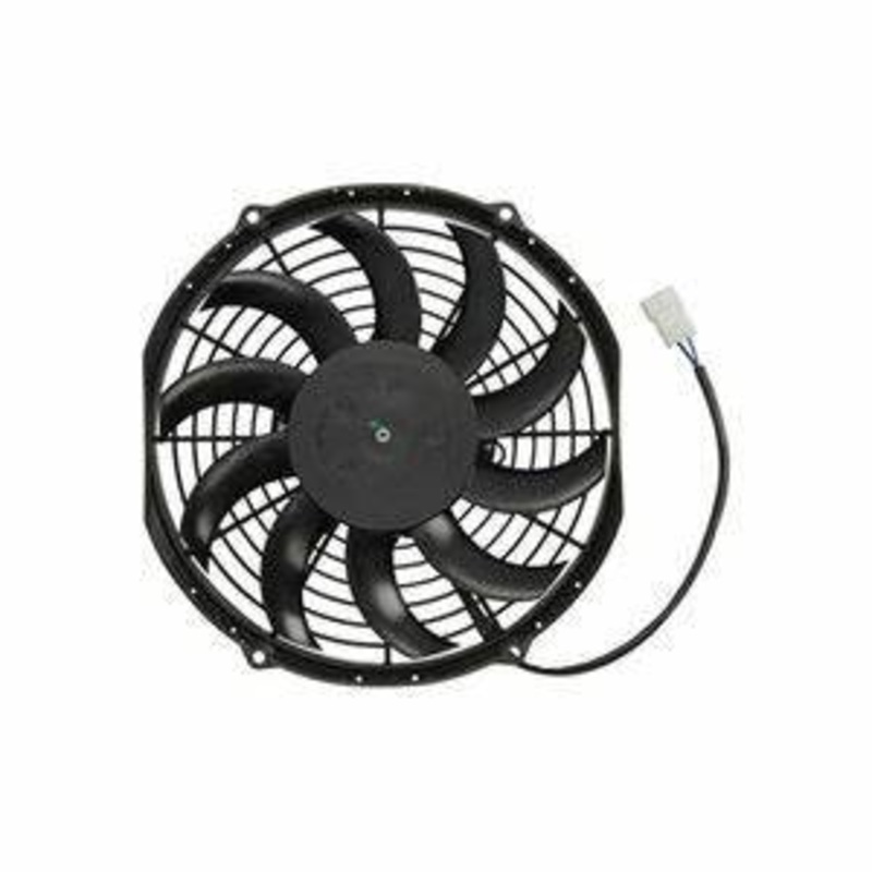12V Aftermarket SPAL VA11-AP12/C-57A Cooling Fan for Engine Generator Set Tractor Combine