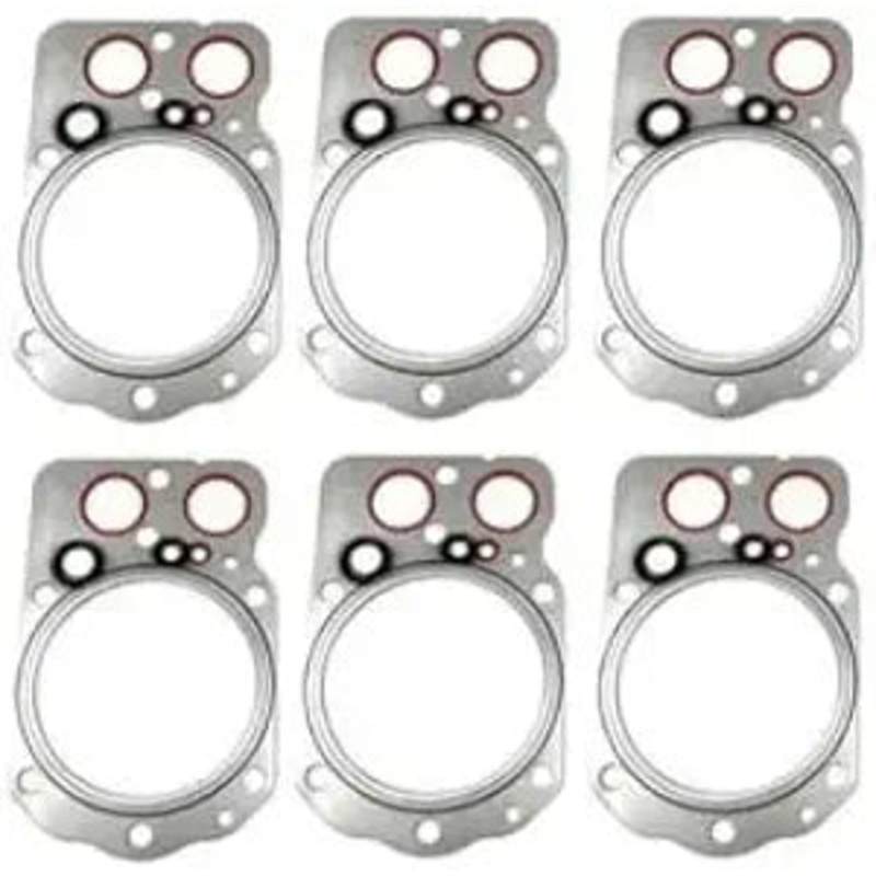6 PCS Cylinder Head Gasket for Mitsubishi Engine 6D24 6D24T