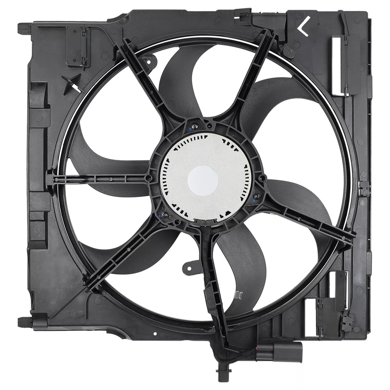 Radiator Cooling Fan Assembly 17427634466 for 2013-2019 BMW X5 F15 X6 F16 35i 30d
