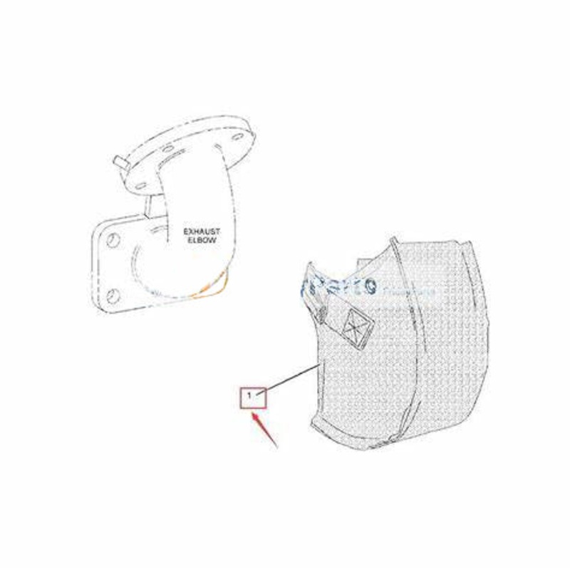 Exhaust Pipe Sleeve 272-9714 for Caterpillar CAT Engine C4.4