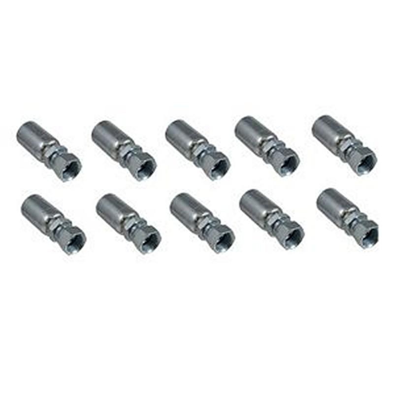 10 Pcs Hydraulic Hose Fitting With 1/2 JIC Female Swivel FJX-08-08 for Parker