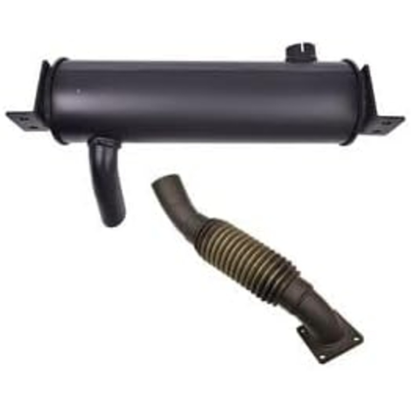 Exhaust Muffler 7181055 With Tube 7181083 7211391 for Kubota Engine V2403 Bobcat Loader S530 S510