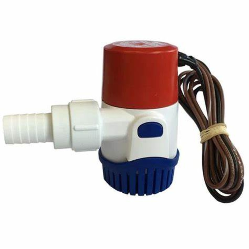 Rule 25SA Automatic Bilge Pump 500 GPH Marine 12V DC 3/4 Hose Submersible