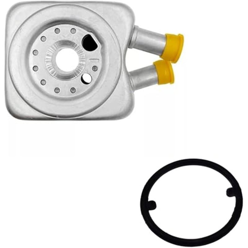 Oil Radiator 078117021A Oil Cooler 078 117 021A Compatible with Audi A4 A6 For VW Jetta Golf Passat 2.0L 2.8L 1.8T