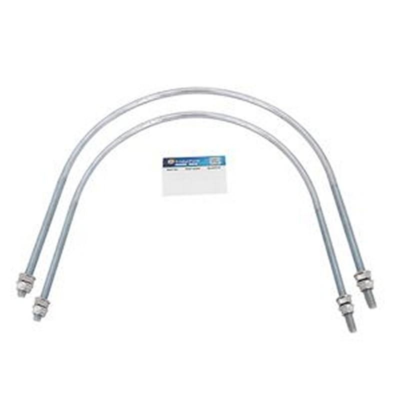 2Pcs Muffler U Bolt 4252533 AT200421 for John Deere Engine 4039DT009 Excavator 190 190E