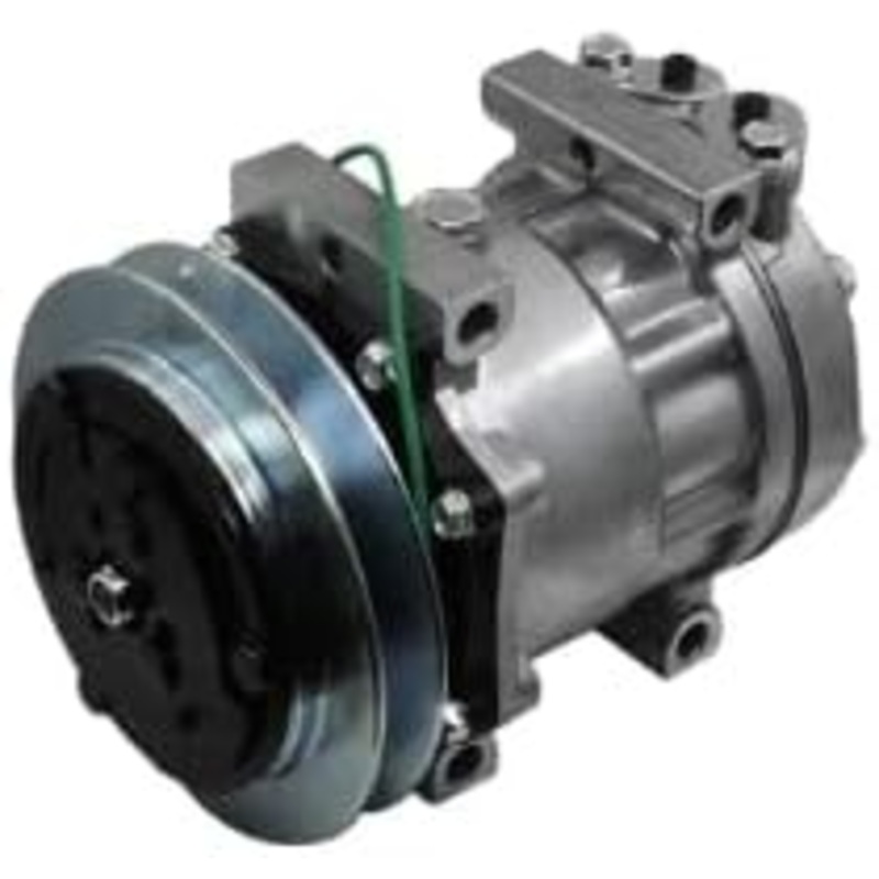 24V SD7H13 A/C Compressor LC91V00001F1 for Kobelco Excavator SK160LC SK200-6 SK210LC SK250LC SK290LC SK330LC SK480LC