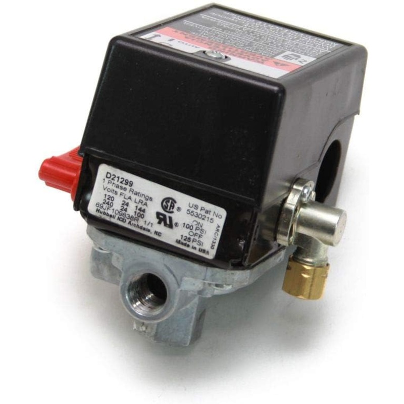Pressure Switch 5140117-69 for Craftsman Air Compressor 919165090 919165010 919165230