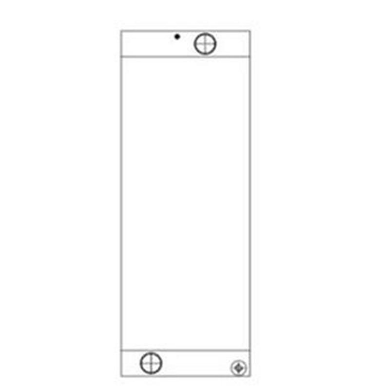 Water Radiator Core 30-926150 9802/2710 30/926070 for JCB 411