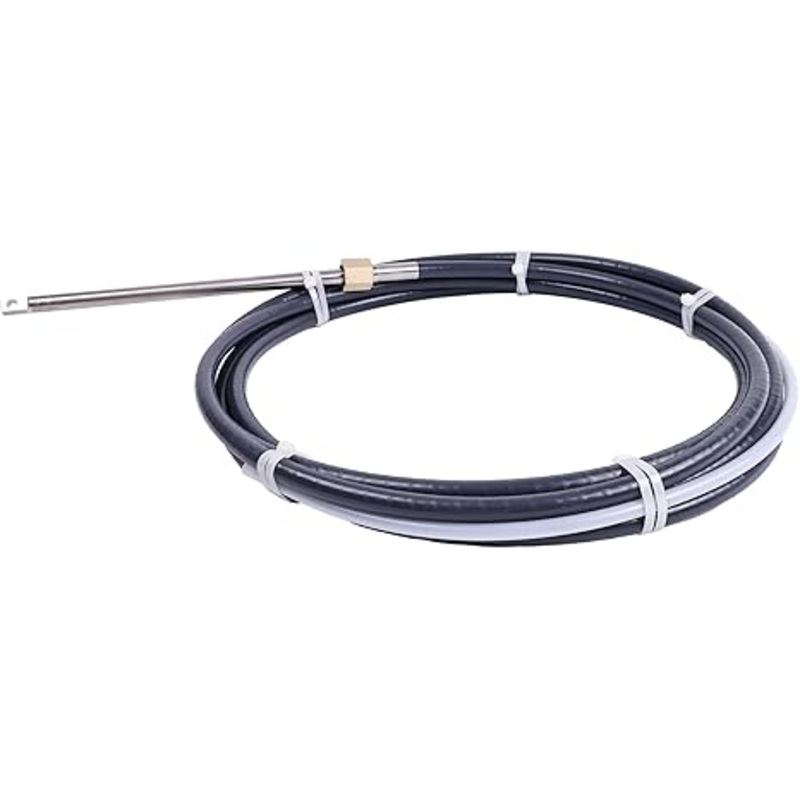 20 Feet Rotary Mechanical Steering Cable M66X20 SSC6220 for Teleflex Marine Helm Bezel