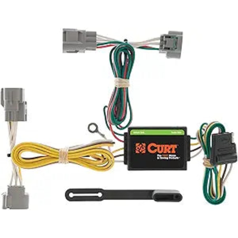 55513 Vehicle-Side Custom 4-Pin Trailer Wiring Harness, Fits Select Toyota Tacoma, T100, Hilux
