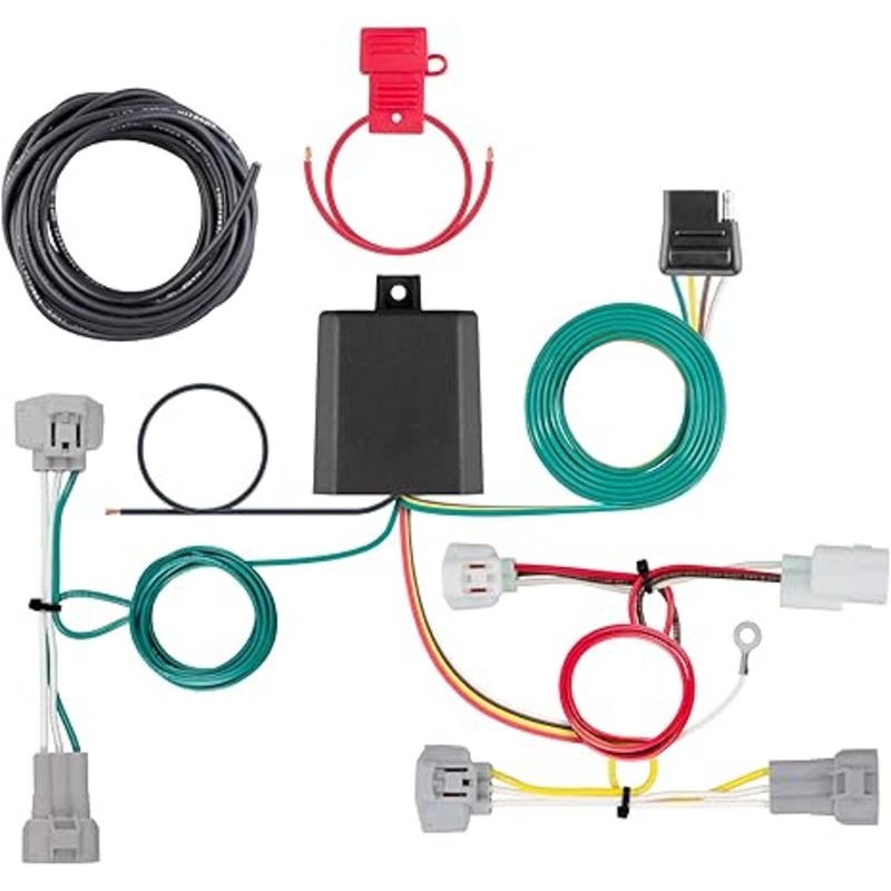 56349 Vehicle-Side Custom 4-Pin Trailer Wiring Harness, Fits Select Toyota Tacoma